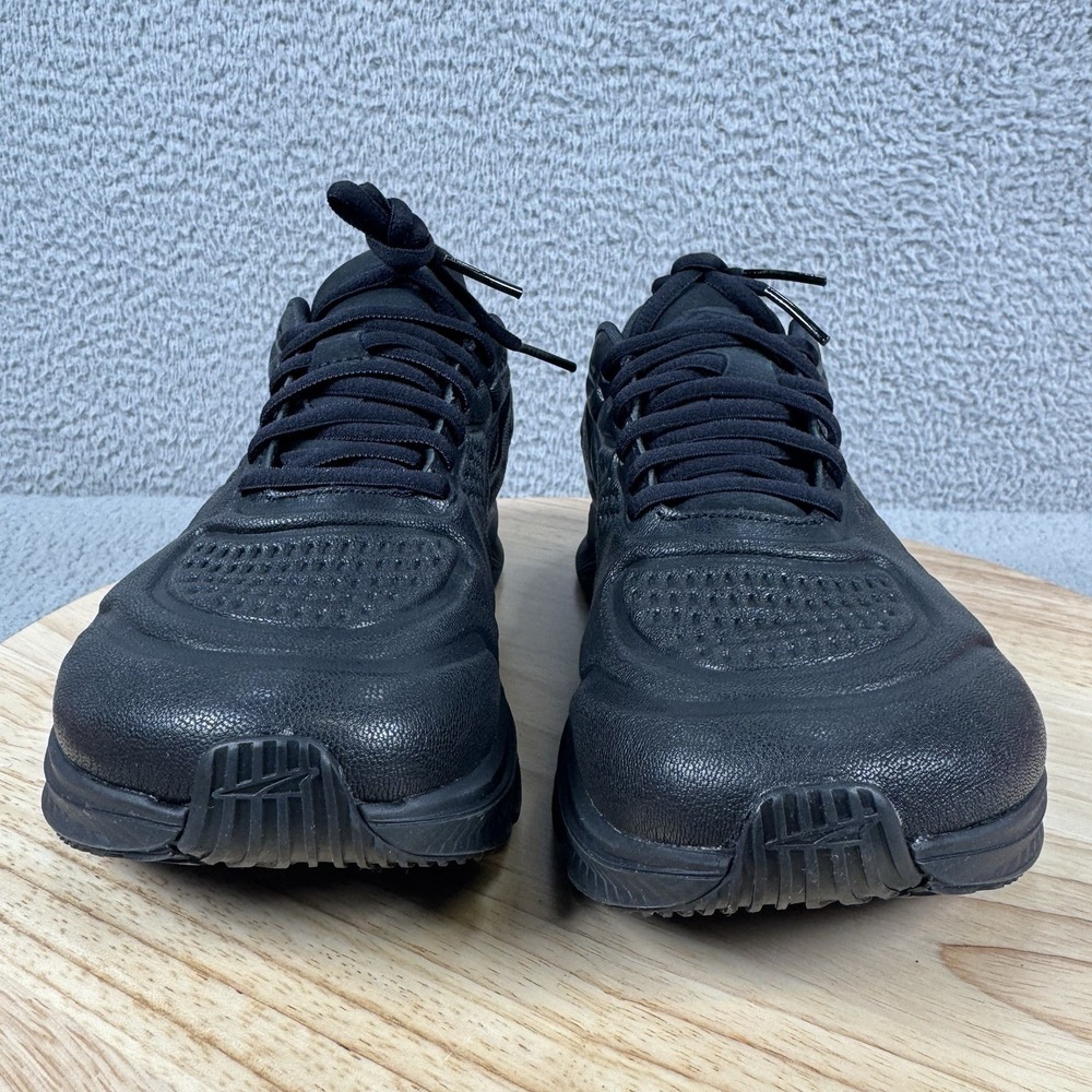 Altra Torin 5 Womens Size 7.5 Triple Black Leather Slip Resistant Shoes Work - Picture 3 of 15